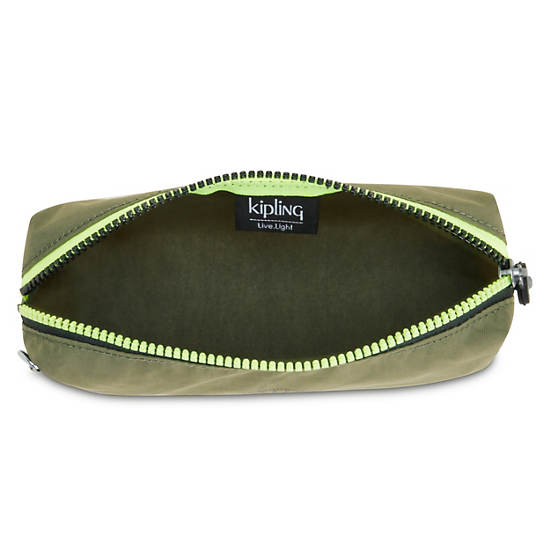 Sacs Kipling Boran Pencil Case Vert Olive | FR 1169NW